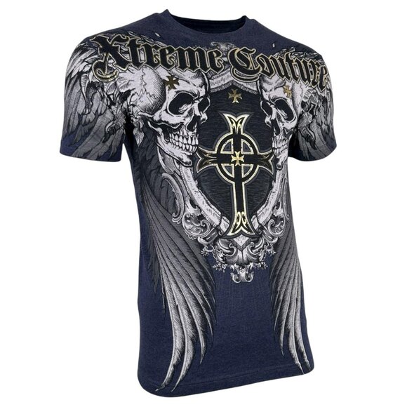Xtreme Couture By Affliction Men's T-shirt Pulverize - Picture 5 of 8